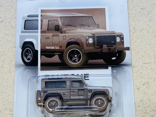 Hot Wheels Silver Series Pantone #5 Land Rover