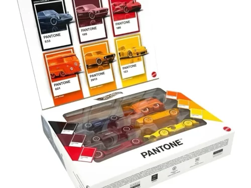 Hot Wheels Silver Pantone 6 pack