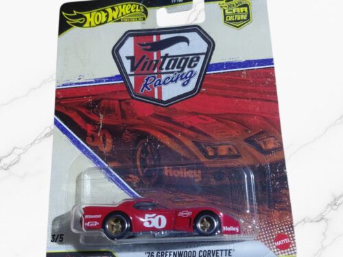 Vintage Racing '76 GreenWood Corvette Hot Wheels Premium
