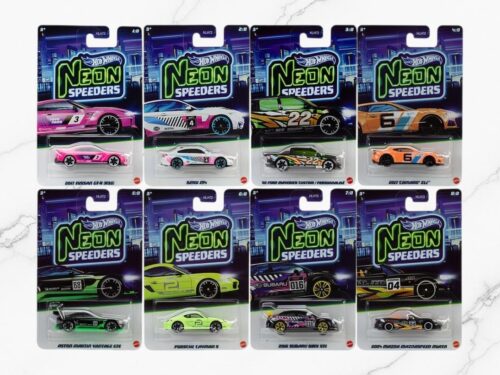 Neon Speeders Hot Wheels | Edición completa