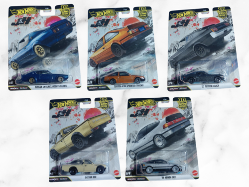 Set 5 Japan Historics Hot Wheels Premium